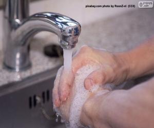 yapboz Ellerinizi yıkayın